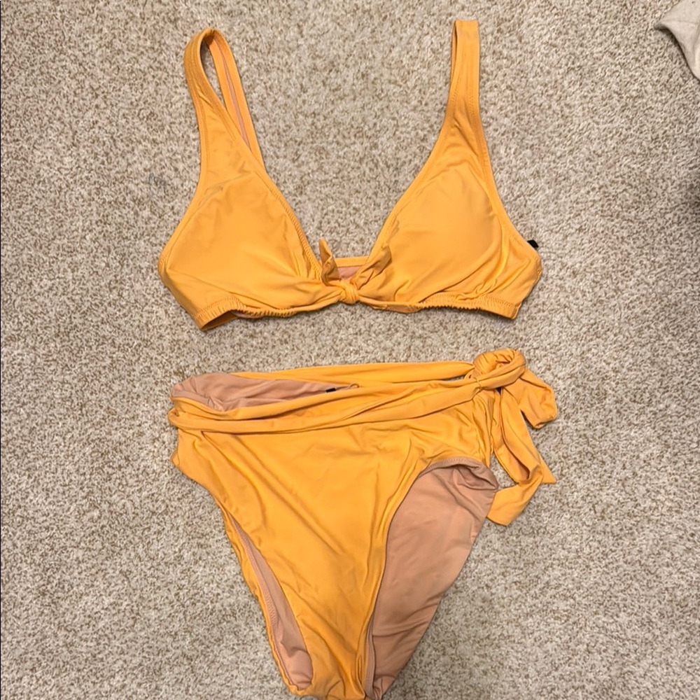 Women's Orange Bikini Set